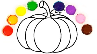 ¡Increíble calabaza de todos los colores! Arte divertido para niños