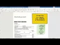 Australia Energy Australia electricity utility bill template in Word and PDF format
