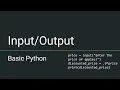 Basic Python - Functions
