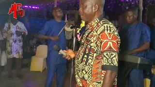 ace highlife juju musician dr gbenga falope jr performed live at alake olofada day 2025