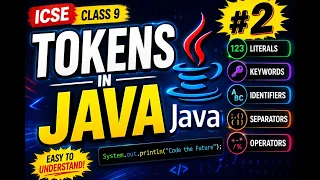 Java Tokens Explained Keywords Identifiers Literals Operators Separators ICSE Class 9 Computer