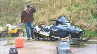 BUYING A 350 CRAIGSLIST SNOWMOBILE GETTING IT RUNNING