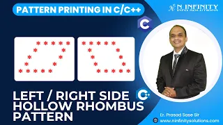 Pattern Printing in Session 13 Left Right Side Hollow Rhombus Pattern Printing
