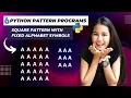 Python Pattern Programs Day 6 Coding Practice Alphabet Pattern 2026