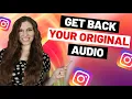 Download Lagu How To Add Original Audio Back To Instagram Reel After Adding Music (Hidden Button)