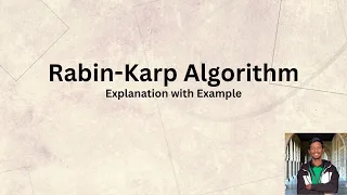 Rabin Karp Algorithm l Explanation with Example