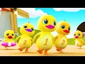Download Lagu Vịt Con Lông Vàng 🐥 Chú Vịt Nâu 🐣🦆 Nhạc Con Vịt | Liên Khúc Hoạt Hình Thiếu Nhi Vui Nhộn