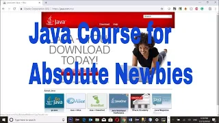 Java Course Tutorial Part 1 for Absolute Beginners