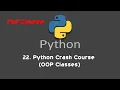 22 Python Crash Course OOP Classes