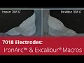 IronArc vs Excalibur 7018 MR Macro Cross-Section Comparison