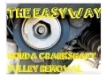 The Easy Way To Remove Honda Crankshaft Pulley Bolt Harmonic Balancer