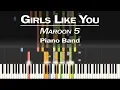 Lagu Maroon 5 - Girls Like You | Piano Band Cover by LittleTranscriber