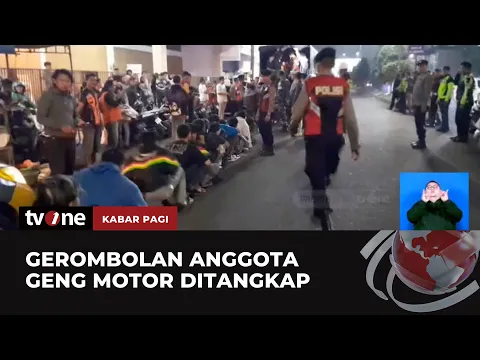 Ratusan Anggota Geng Motor di Tasikmalaya Diamankan
