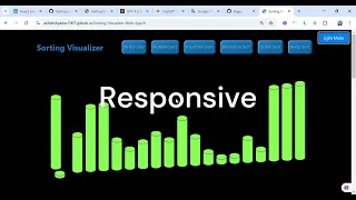 Sorting Visualizer Interactive Web App