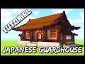 How To Build A Japanese Guardhouse Minecraft Tutorial