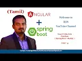 Spring Boot Angular CRUD Operation in Tamil Part 4 Angular Spring Boot Insert Value into DB