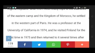 تعبير عن محمد ديب باللغة الانجليزية مع الترجمة بالغة العربية 
