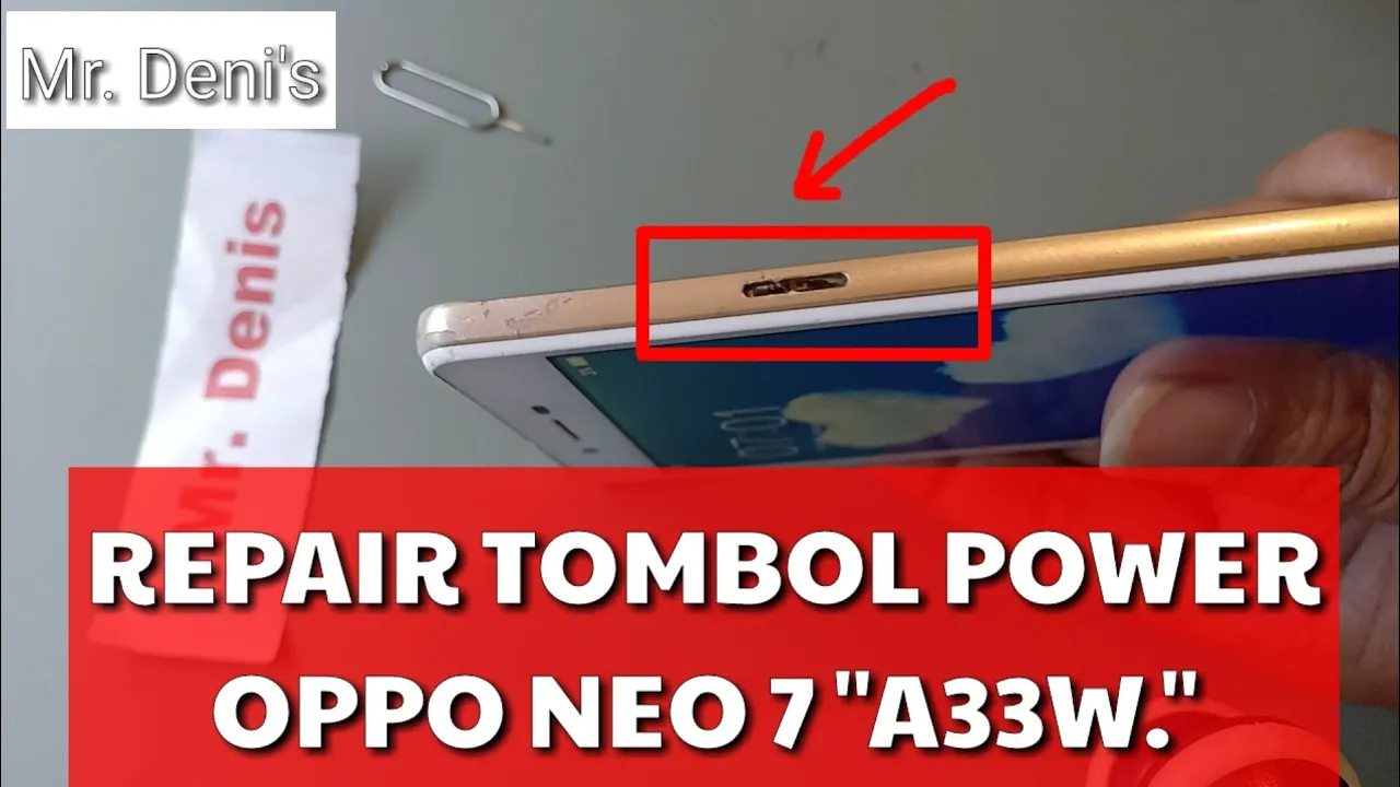 CARA MEMBONGKAR OPPO NEO 5 R1201 REPLACE BATTERY DISASSEMBLY. 