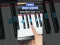 Download Lagu Faded Alan Walker - piano tutorial