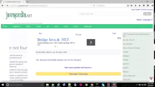 Immutable objects are thread-safe - javapedia net