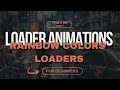 rainbow spinner loaders CSS-PERLOADERS