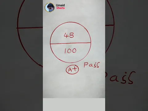 maths tricks exam pass & fail π27 #youtubeshorts #shorts #trending #tricks #viral #art