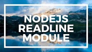 NodeJS For Beginners Working With The ReadLine Module