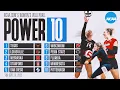 College volleyball rankings Florida enters Power 10 after wild week