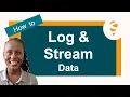 How to log and stream data in NMEA OR SBF format for receivers