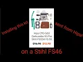 Stihl FS46 carb replacement from Hipa FS38 FS45 FS55