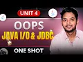 Java and JDBC One Shot Unit 4 Object Oriented Programming