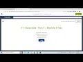 C Essentials CPA Module 1 Test 2 Answers