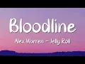 Alex Warren - Bloodline (Lyrics) ft. Jelly Roll (Loop Video)