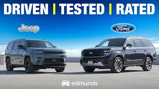 Ford Expedition vs Jeep Grand Wagoneer Ultimate 3-Row SUV Battle