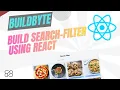Build a Search Filter in React JS API Data filter Method React Beginner Project
