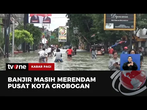 Grobogan Dikepung Banjir, Permukiman dan Jalan Protokol Masih Terendam
