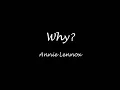 Why? - Annie Lennox