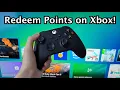 Xbox Series X S One How to Redeem Microsoft Rewards Points
