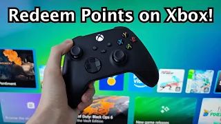 Xbox Series X S One How to Redeem Microsoft Rewards Points