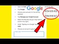 How to Get Google Account Security Code Google Security Verification Code Google Security Code