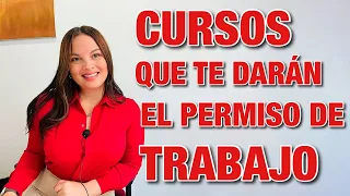 EMIGRANTES ✈️ 🇪🇸 - CURSOS que te darán el PERMISO de TRABAJO en ESPAÑA 🇪🇸