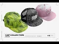 Download Cap Collection Mockup Stock Graphics