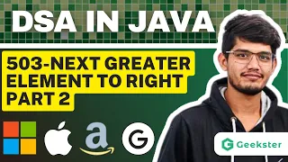 Next Greater Element II LeetCode 503 Top Interview Question Java DSA Geekster