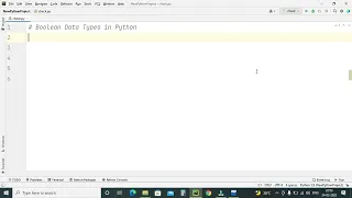 BOOLEAN DATA TYPES IN PYTHON DATA TYPES IN PYTHON IN HINDI