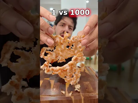 Pollo de 1 vs 1000 Cortes 🔪