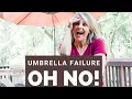 HOW TO CLEAN YOUR OUTDOOR UMBRELLA TURNED INTO HOW TO DYE AN OUTDOOR UMBRELLA WHOOPS