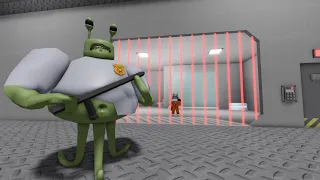 LARI DARI PENJARA ALIEN😱 - Barry's Prison Run! #roblox #zulfibacon