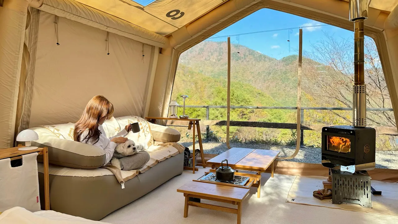 집보다 좋은 완벽한 동계좌식 장박공사🏕️에어텐트로 겨울장박 괜찮을까? 20m/s돌풍에 주말 별장짓기 썸네일