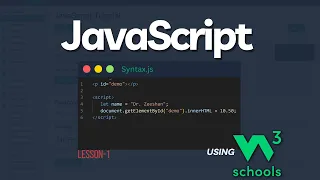 JavaScript Coding 101 01 JavaScript Introduction using W3Schools com
