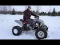 Full Throttle on 800 Polaris Predator 500cc Quad Will It Break